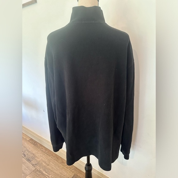 Polo Ralph Lauren 1/4 Zip Sweatshirt - XL leather zip pull - Picture 6 of 7